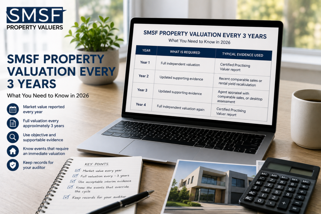 smsf property valuation every 3 years ato rule